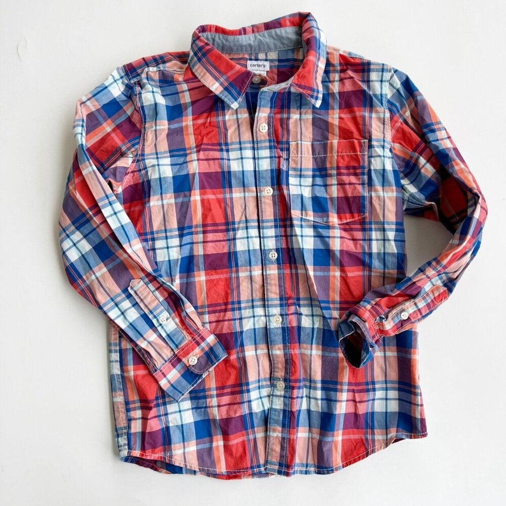Carter's Plaid Button Up